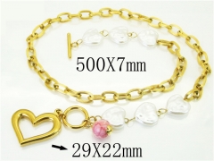 Stainless Steel Jewelry Wholesale - Stainless Steel Necklaces - HY21N0162HOE