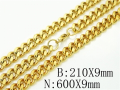 Wholesale Stainless Steel Bracelets & Necklaces Sets - HY61S0599HJE