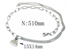 Stainless Steel Jewelry Wholesale - Stainless Steel Necklaces - HY40N1078HJQ