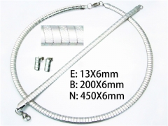 Wholesale Stainless Steel Bracelets & Necklaces Sets - HY61S0337PL