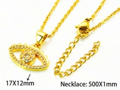 Stainless Steel Jewelry Wholesale - Stainless Steel Necklaces - HY54N0521ML