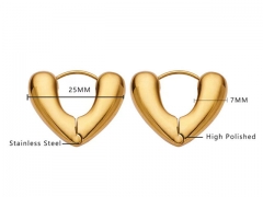 Stainless Steel Jewelry Wholesale - Stainless Steel Earrings - HY0076E0003