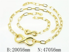 Wholesale Stainless Steel Bracelets & Necklaces Sets - HY62S0313HMX