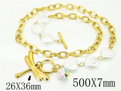 Stainless Steel Jewelry Wholesale - Stainless Steel Necklaces - HY21N0160HOF
