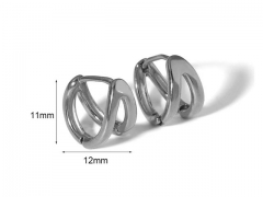 Stainless Steel Jewelry Wholesale - Stainless Steel Earrings - HY0158E0090