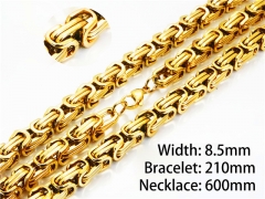 Wholesale Stainless Steel Bracelets & Necklaces Sets - HY40S0276IPV