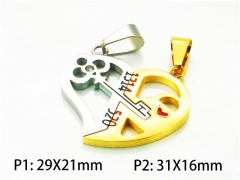 Stainless Steel Jewelry Wholesale - Stainless Steel Pendants - HY59P0479NR