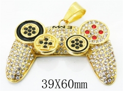 Stainless Steel Jewelry Wholesale - Stainless Steel Pendants - HY13P1314HPR