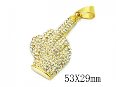 Stainless Steel Jewelry Wholesale - Stainless Steel Pendants - HY15P0292IZL