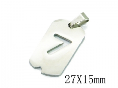 Stainless Steel Jewelry Wholesale - Stainless Steel Pendants - HY70P0728HLA