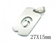 Stainless Steel Jewelry Wholesale - Stainless Steel Pendants - HY70P0727HLT