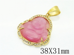 Stainless Steel Jewelry Wholesale - Stainless Steel Pendants - HY13P1496HPL