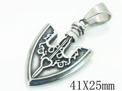 Stainless Steel Jewelry Wholesale - Stainless Steel Pendants - HY22P0887HSS