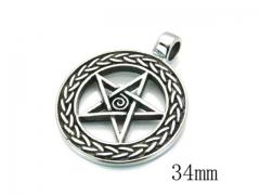 Stainless Steel Jewelry Wholesale - Stainless Steel Pendants - HY22P0315HIX