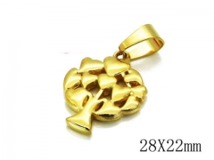 Stainless Steel Jewelry Wholesale - Stainless Steel Pendants - HY54P0171MS