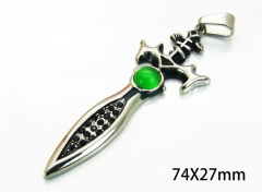 Stainless Steel Jewelry Wholesale - Stainless Steel Pendants - HY22P0373HKS