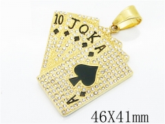 Stainless Steel Jewelry Wholesale - Stainless Steel Pendants - HY13P1346HLL