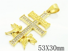 Stainless Steel Jewelry Wholesale - Stainless Steel Pendants - HY13P1882HIS