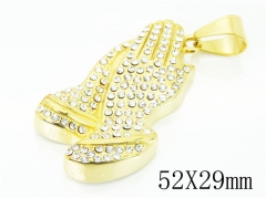 Stainless Steel Jewelry Wholesale - Stainless Steel Pendants - HY15P0488HOG