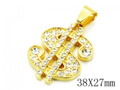 Stainless Steel Jewelry Wholesale - Stainless Steel Pendants - HY13P0593HIZ