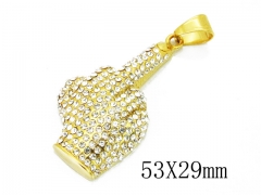 Stainless Steel Jewelry Wholesale - Stainless Steel Pendants - HY15P0282HPL