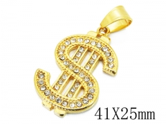 Stainless Steel Jewelry Wholesale - Stainless Steel Pendants - HY15P0429HJA