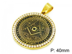 Stainless Steel Jewelry Wholesale - Stainless Steel Pendants - HY15P0218HJR