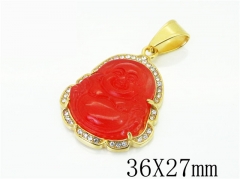 Stainless Steel Jewelry Wholesale - Stainless Steel Pendants - HY13P1495HPZ