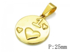 Stainless Steel Jewelry Wholesale - Stainless Steel Pendants - HY54P0040KS