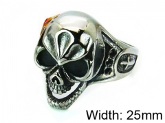 Stainless Steel Skull Rings Wholesale - HY22R0071HIA