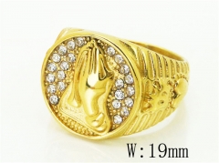 Stainless Steel Jewelry Wholesale - Stainless Steel Rings - HY22R1048HIA