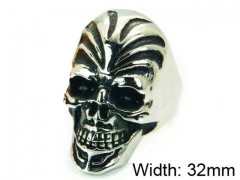 Stainless Steel Skull Rings Wholesale - HY22R0925HIW