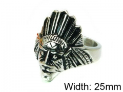 Stainless Steel Jewelry Wholesale - Stainless Steel Rings - HY22R0574HIX