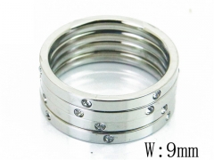 Stainless Steel Jewelry Wholesale - Stainless Steel Rings - HY19R0695HHS