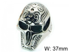 Stainless Steel Skull Rings Wholesale - HY22R0942HIS