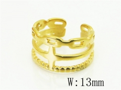 Stainless Steel Jewelry Wholesale - Stainless Steel Rings - HY15R2479BKO