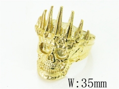 Stainless Steel Skull Rings Wholesale - HY22R0985HIG