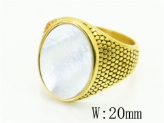 Stainless Steel Jewelry Wholesale - Stainless Steel Rings - HY17R0843HJG