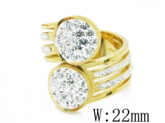 Stainless Steel Jewelry Wholesale - Stainless Steel Rings - HY19R0699HIY
