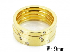 Stainless Steel Jewelry Wholesale - Stainless Steel Rings - HY19R0696HIF