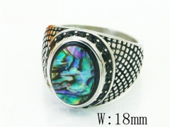 Stainless Steel Jewelry Wholesale - Stainless Steel Rings - HY17R0612HIB