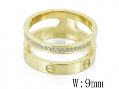 Stainless Steel Jewelry Wholesale - Stainless Steel Rings - HY47R0012HJG