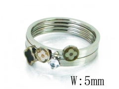 Stainless Steel Jewelry Wholesale - Stainless Steel Rings - HY19R0578HCC