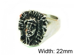 Stainless Steel Jewelry Wholesale - Stainless Steel Rings - HY22R0628HIT