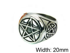 Stainless Steel Jewelry Wholesale - Stainless Steel Rings - HY22R0539HIT