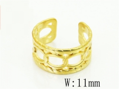 Stainless Steel Jewelry Wholesale - Stainless Steel Rings - HY15R2484DKO