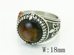 Stainless Steel Jewelry Wholesale - Stainless Steel Rings - HY17R0671HIB