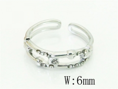 Stainless Steel Jewelry Wholesale - Stainless Steel Rings - HY15R2524BKJ
