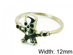 Stainless Steel Skull Rings Wholesale - HY22R1329PQ