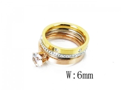 Stainless Steel Jewelry Wholesale - Stainless Steel Rings - HY19R0284HHC